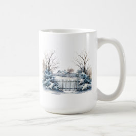 Tasse der Winterlandschaft