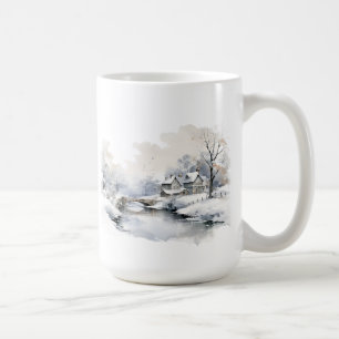Tasse der Winterlandschaft