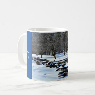 Tasse der Winterlandschaft