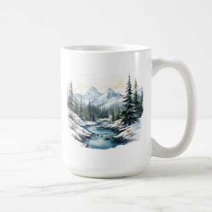 Tasse der Winterlandschaft