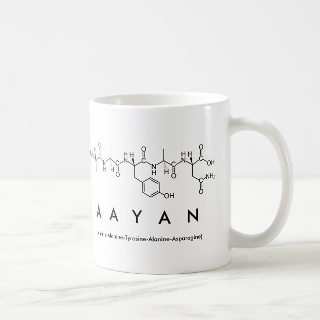 Tasse des Aayan-Peptids (Rechts)
