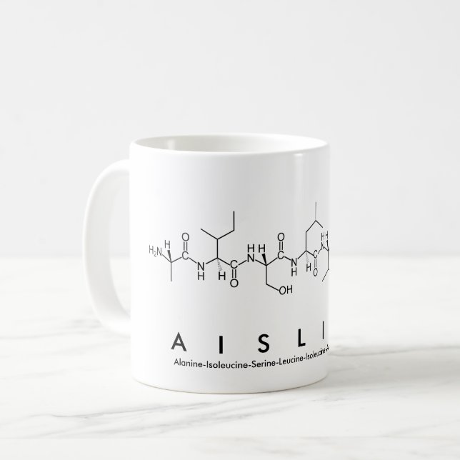 Tasse des Aislinn-Peptids (Vorderseite Links)