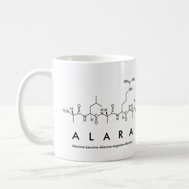 Tasse des Alara-Peptids (Links)