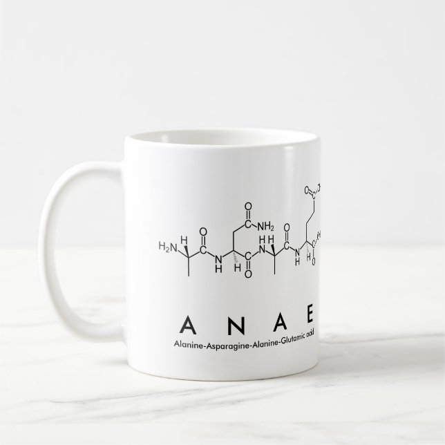 Tasse des Anae Peptids (Links)