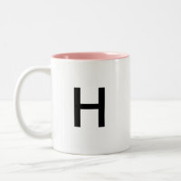 Tasse des Anfangsbuchstabe-"H"