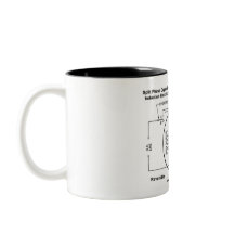 Tasse des Antriebsmotors in Teilphasen