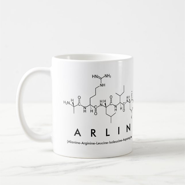 Tasse des Arlin-Peptids (Links)