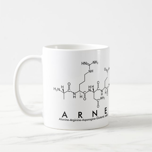 Tasse des Arne-Peptids (Links)
