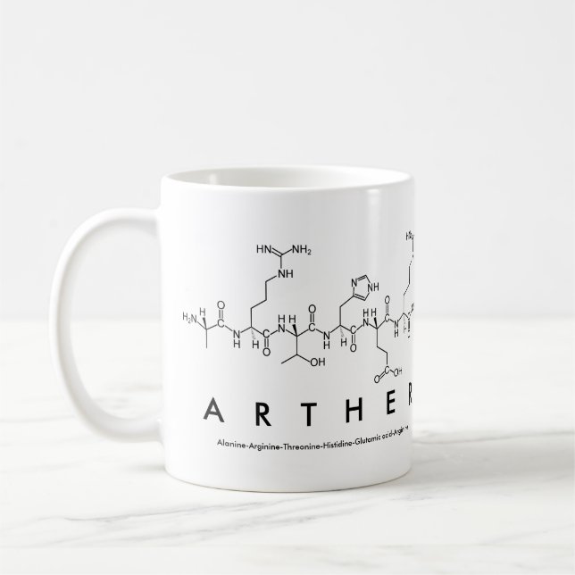 Tasse des Arther-Peptids (Links)