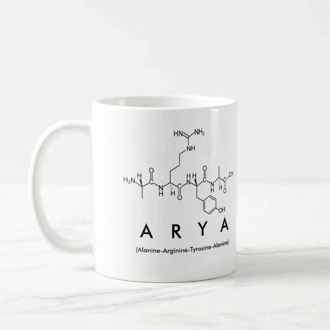 Tasse des Arya-Peptids (Links)