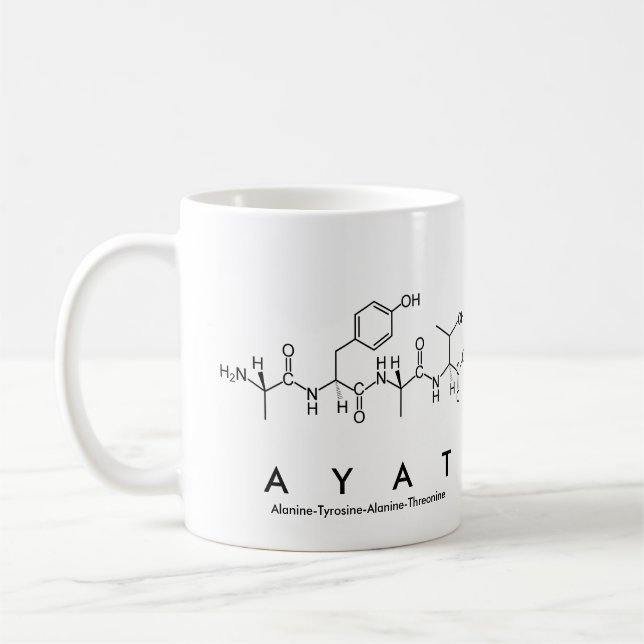 Tasse des Ayat-Peptids (Links)