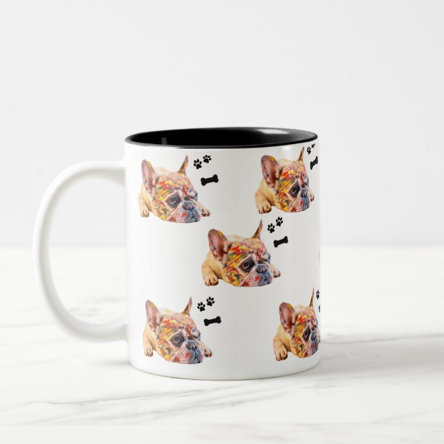 Tasse des benutzerdefinierten Hundes, Tasse des Pe (Links)