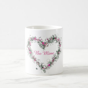 Tasse des Blumenherzes