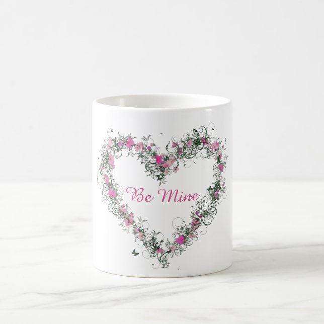 Tasse des Blumenherzes (Mittel)
