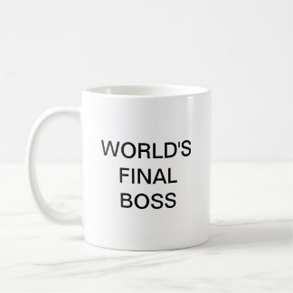 Tasse des Boss-Kaffees der Welt