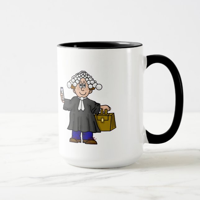 Tasse des britischen Anwalts oder Barristers (Rechts)