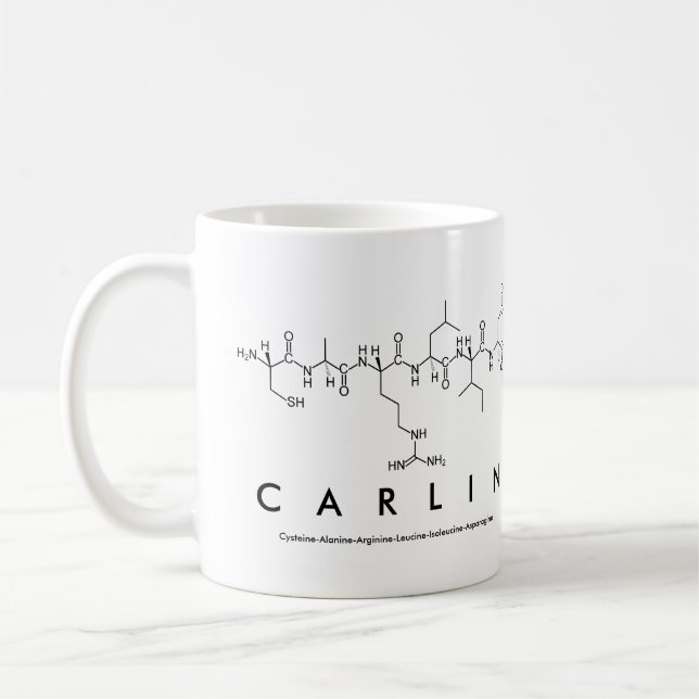 Tasse des Carlin-Peptids (Links)