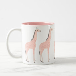 Tasse des Confident Giraffs in Rosa