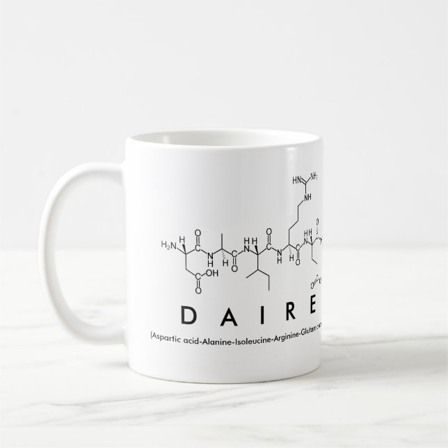 Tasse des Daire-Peptids (Links)