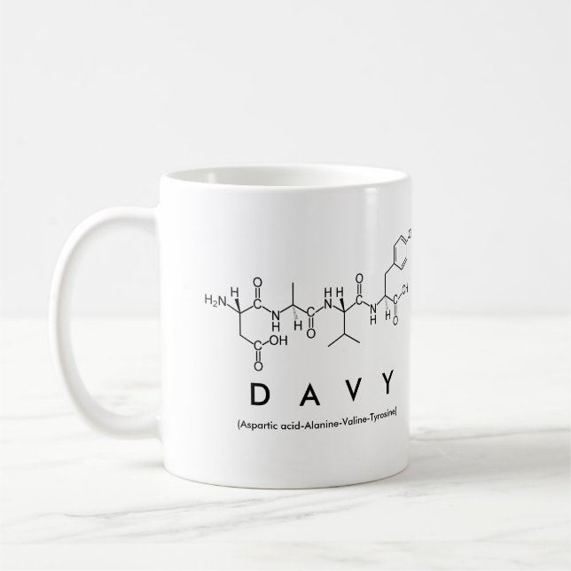 Tasse des Davy-Peptids (Links)