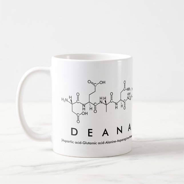 Tasse des Deana-Peptids (Links)