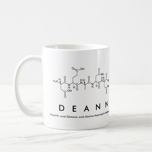 Tasse des Deann-Peptids (Links)
