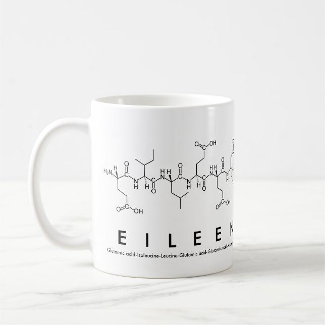 Tasse des Eileen-Peptids (Links)