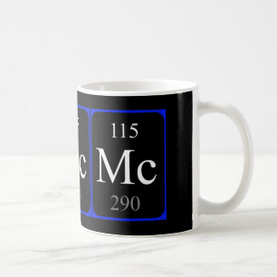 Tasse des Elements 115 - Moscovium Schwarzes
