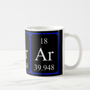 Tasse des Elements 18 - Argonschwarzes