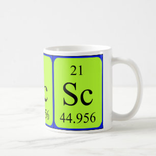 Tasse des Elements 21 - Scandium
