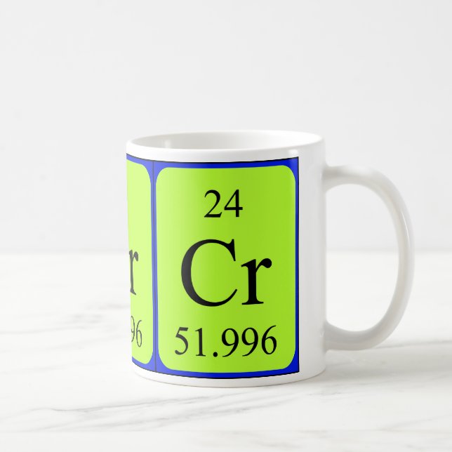 Tasse des Elements 24 - Chrom (Rechts)