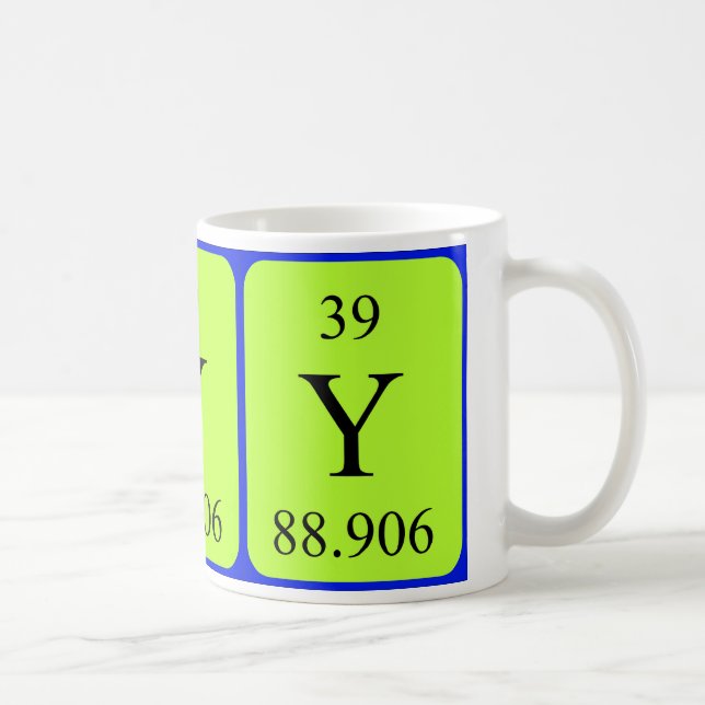 Tasse des Elements 39 - Yttrium (Rechts)