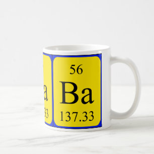 Tasse des Elements 56 - Barium