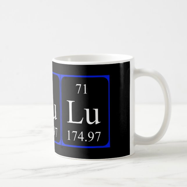 Tasse des Elements 71 - Lutetium (Rechts)