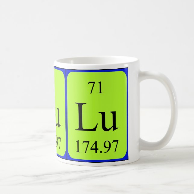 Tasse des Elements 71 - Lutetium (Rechts)
