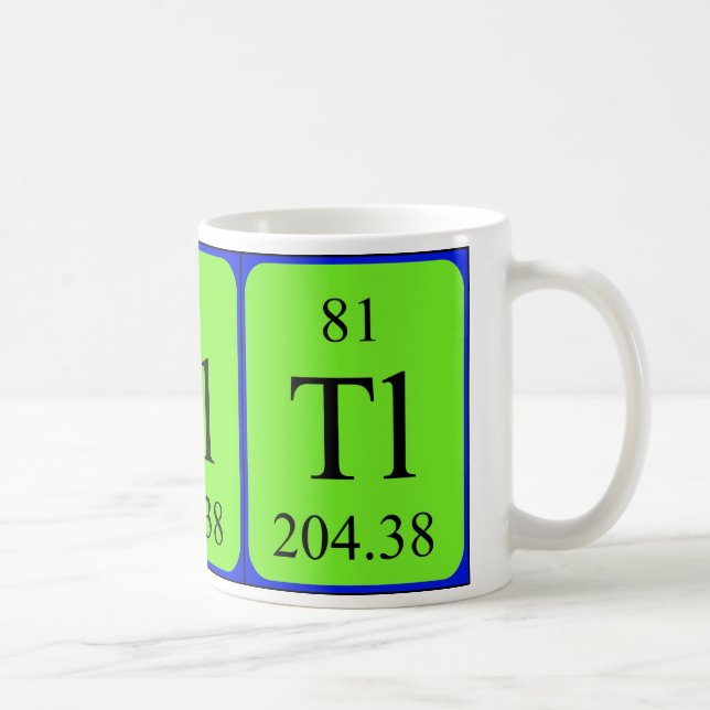 Tasse des Elements 81 - Thallium (Rechts)