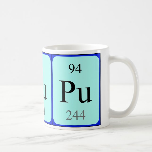 Tasse des Elements 94 - Plutonium (Rechts)