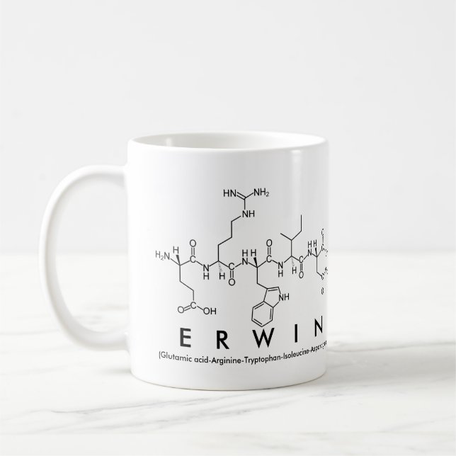 Tasse des Erwin Peptids (Links)