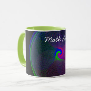 Tasse des farbigen, geflochtenen geometrischen Mat