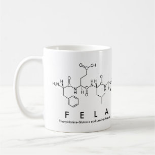 Tasse des Fela-Peptids
