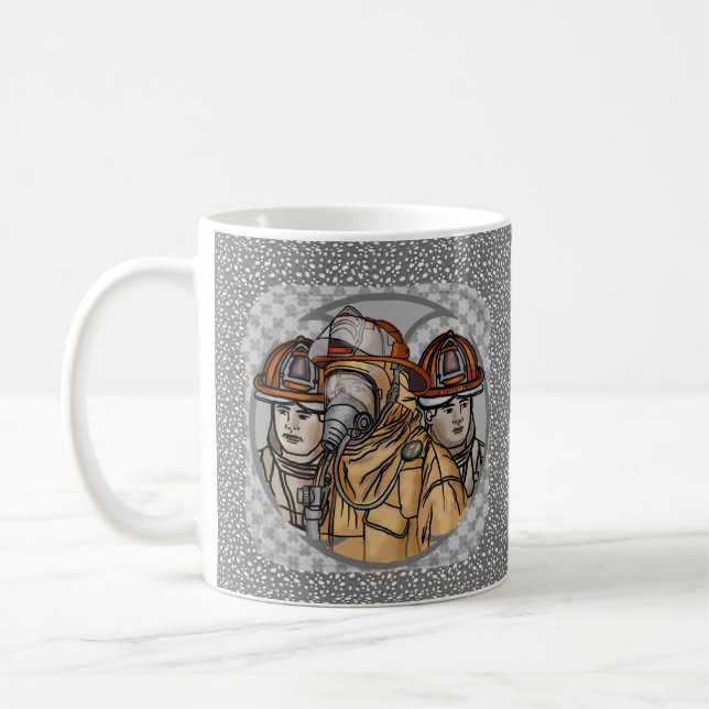 Tasse des Feuerwehrteams (Links)