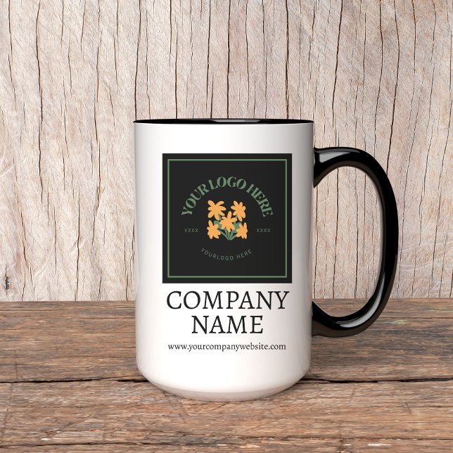 Tasse des Firmenlogos, Unternehmensgeschenk, Marke (custom business logo mug, personalized logo mug, corporate gifts, branded mugs, custom company logo)