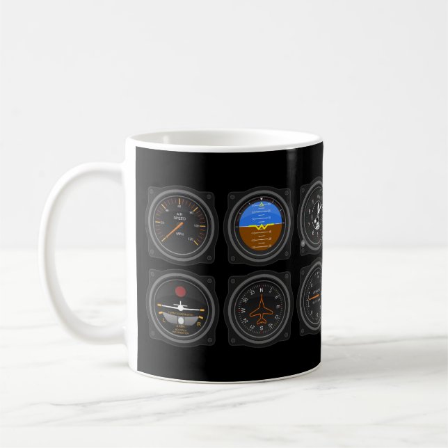 Tasse des Flugzeugs (Links)