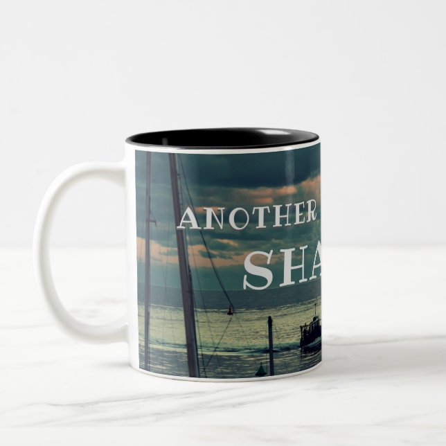 Tasse des Fotos am Meer (Links)