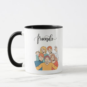Tasse des Freundschaftsdesigns