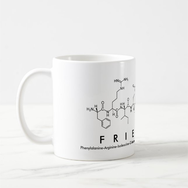 Tasse des Friedrich-Peptids (Links)