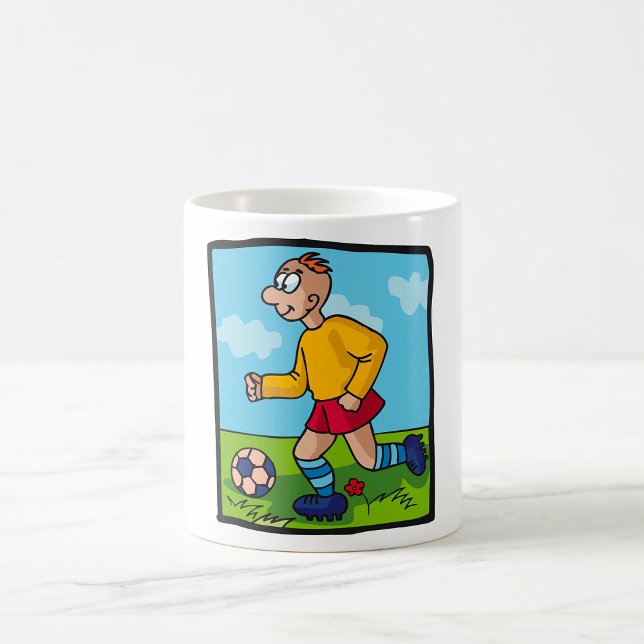 Tasse des Fußball-Spielers (Von Creator hochgeladen)