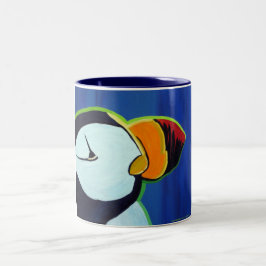 Tasse des gehörnten Puffin