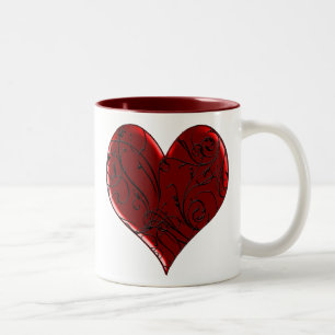 Tasse des gestrichenen Herzens