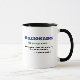 Tasse des Handels, Warren Buffett Zitat - Tee-Kaff